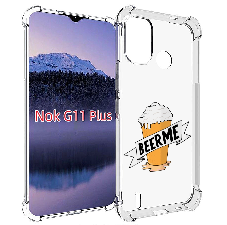 

Чехол MyPads Beer-me для Nokia G11 Plus, Прозрачный, Tocco