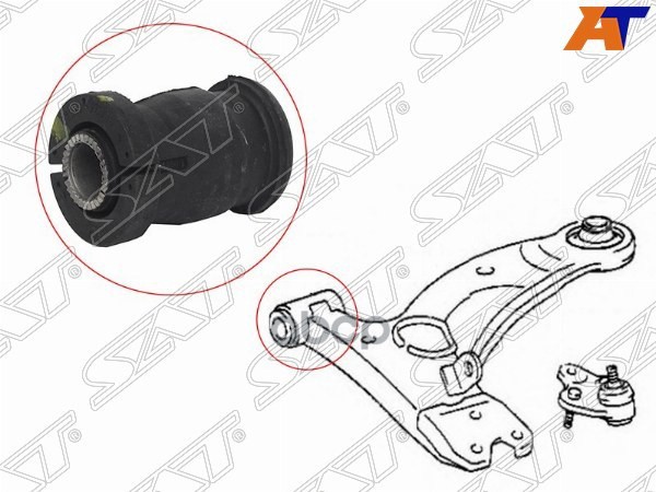 

Сайлентблок переднего рычага передний TOYOTA RAV4 00-05/VORTEX TINGO 06-13/CHERY TIGGO 06