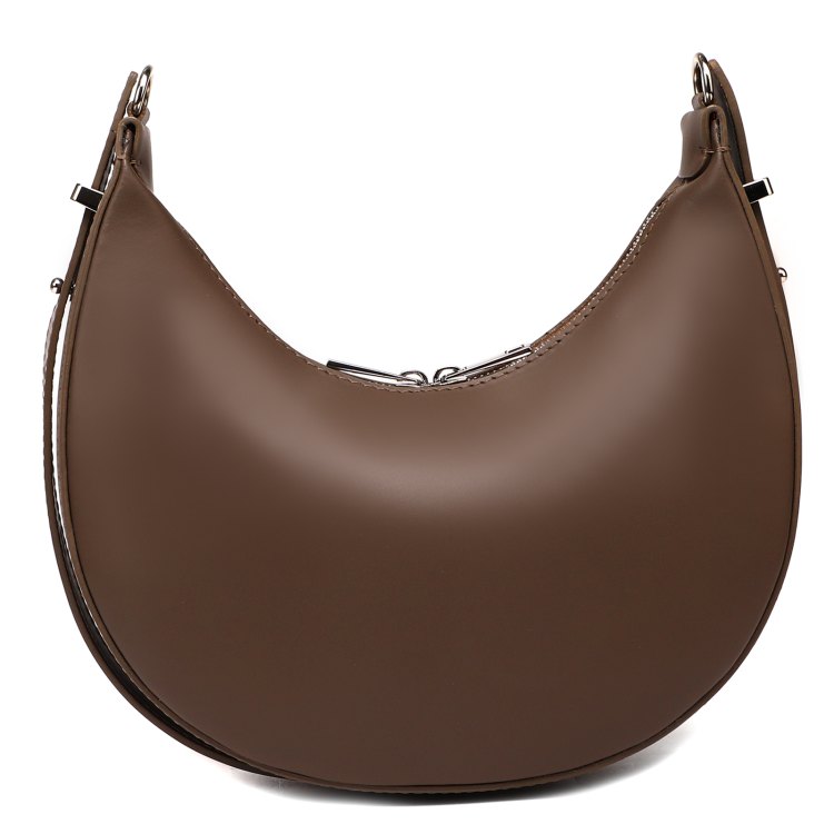 

Сумка-багет женская Diva`s Bag R2383 серо-коричневая, Коричневый, R2383