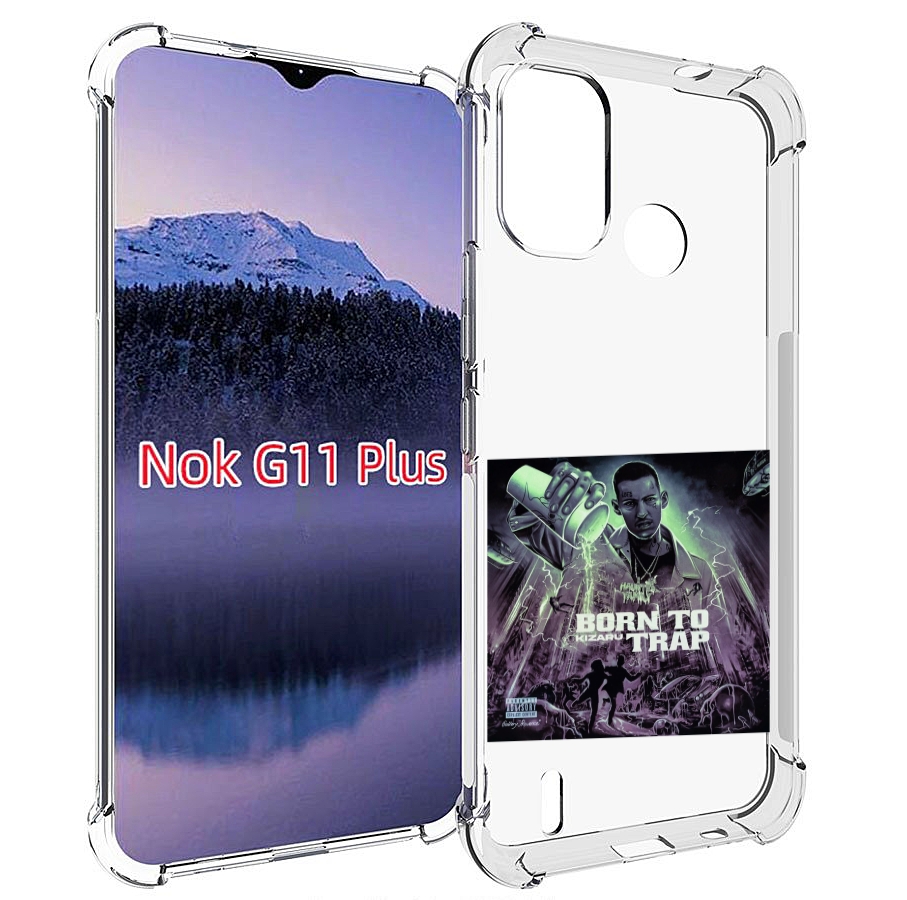 

Чехол MyPads Born to Trap Kizaru для Nokia G11 Plus, Прозрачный, Tocco
