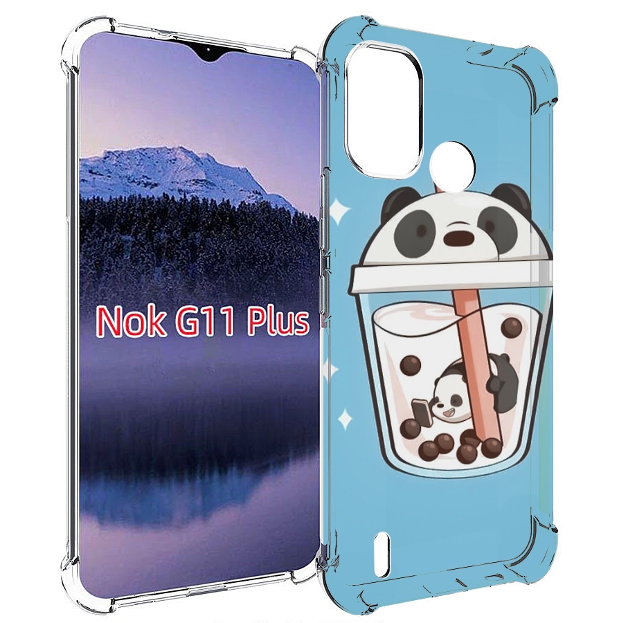 

Чехол MyPads Bubble tea для Nokia G11 Plus, Прозрачный, Tocco