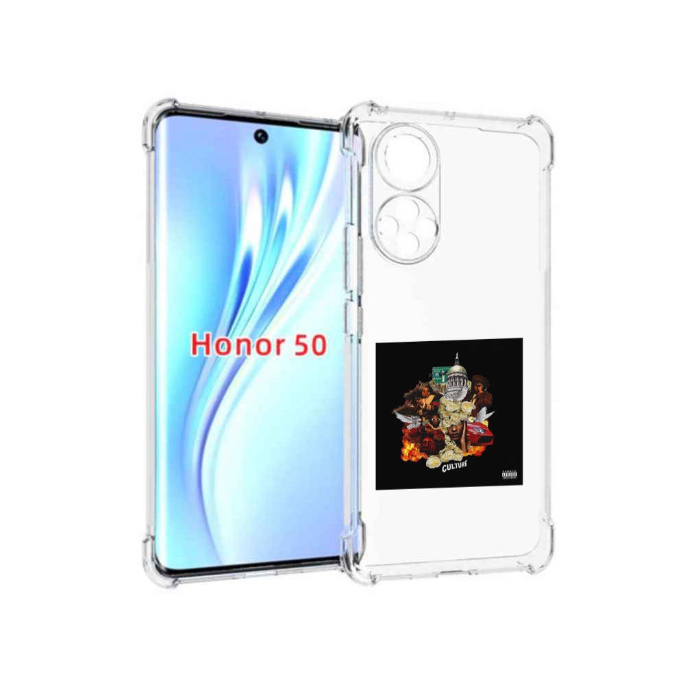 

Чехол бампер MyPads Migos - Culture для Honor 50, Прозрачный, Tocco