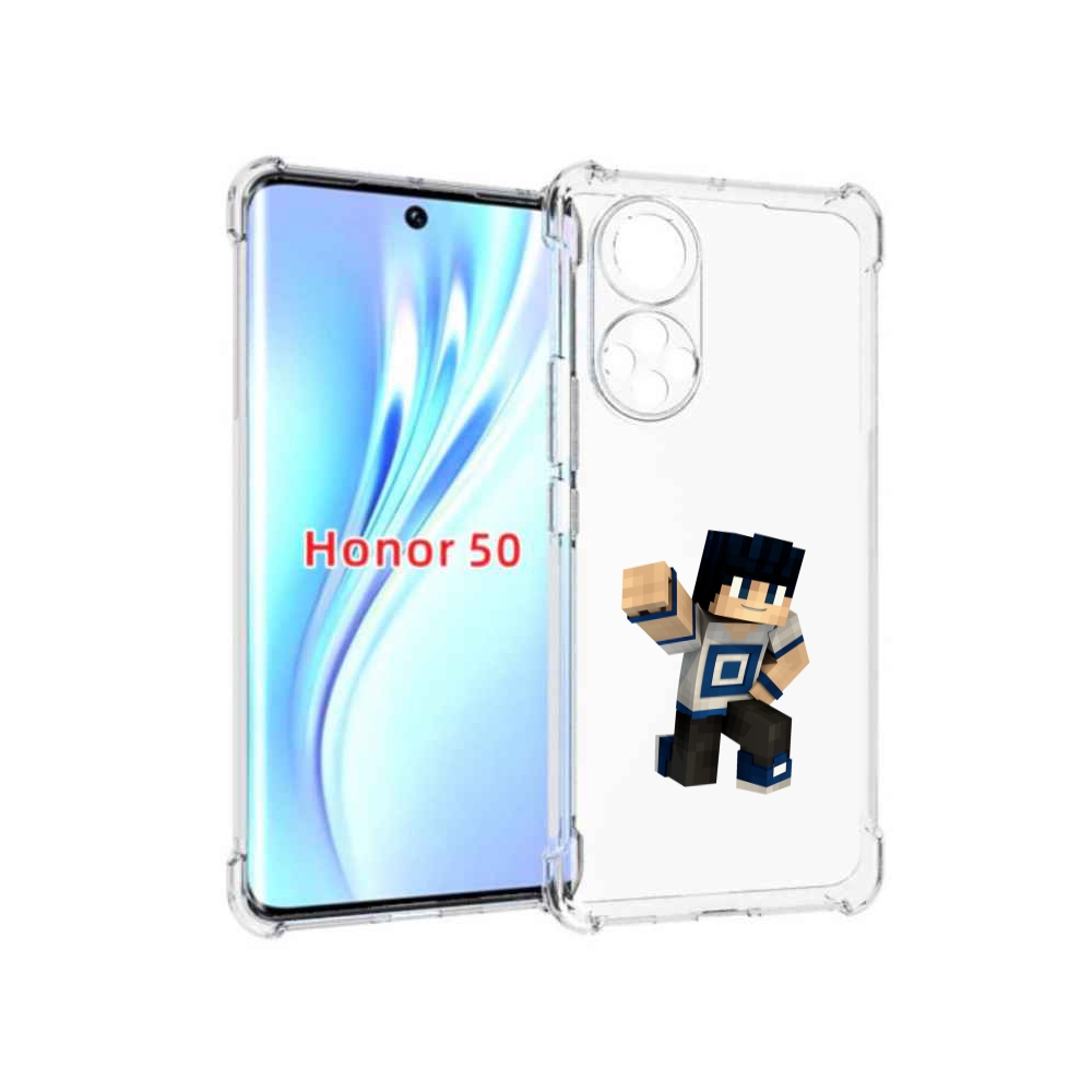 

Чехол бампер MyPads Minecraft-1 для Honor 50, Прозрачный, Tocco