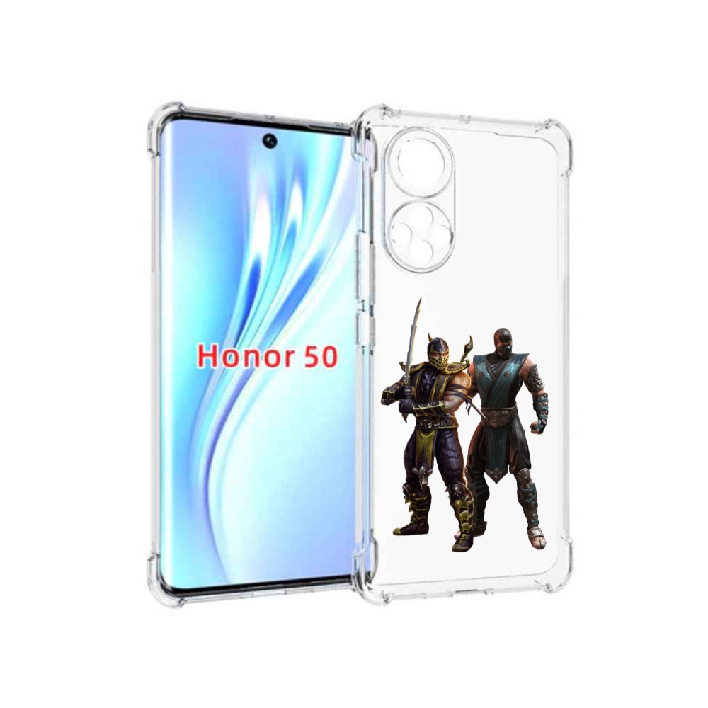 

Чехол бампер MyPads Mortal-Kombat-1 для Honor 50, Прозрачный, Tocco