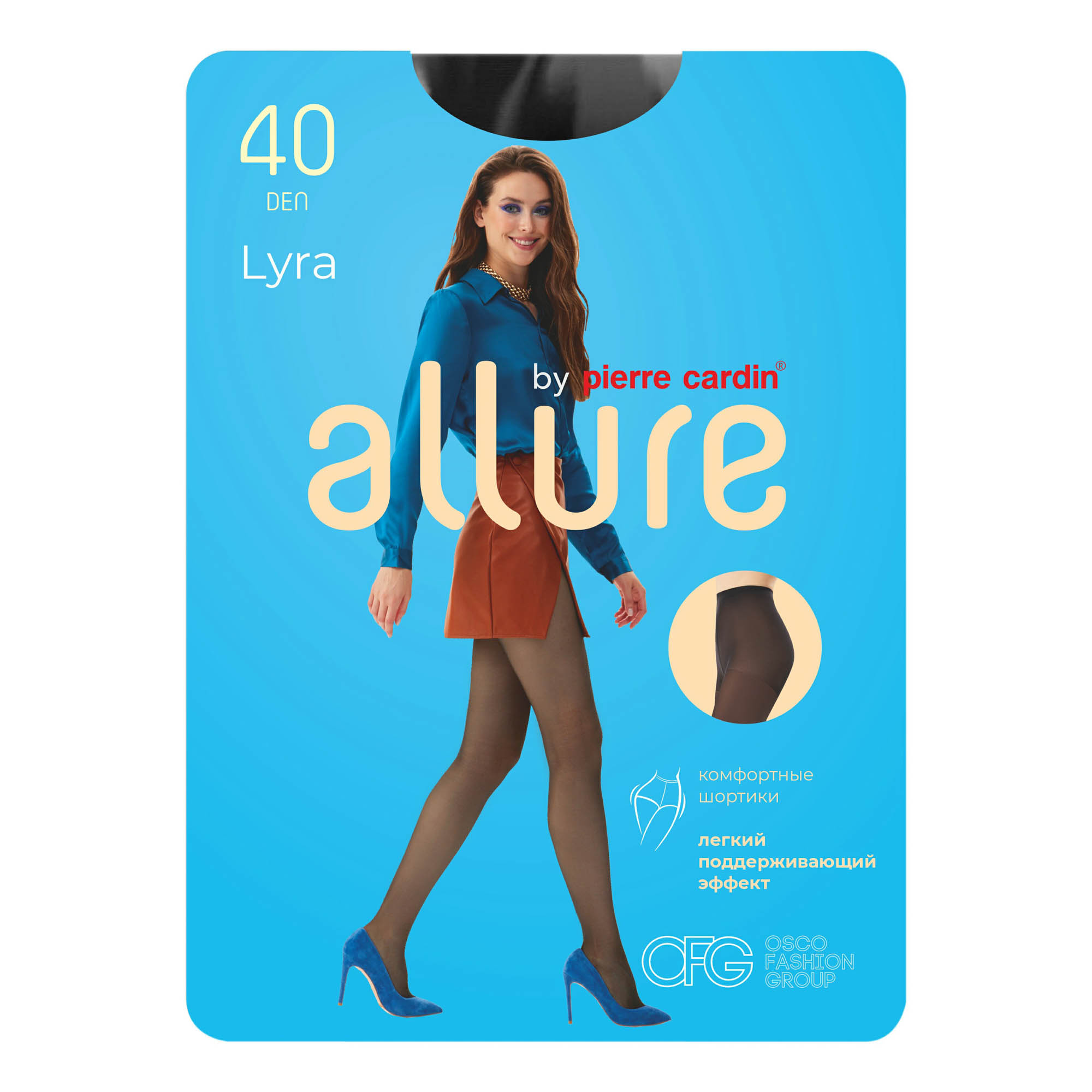 

Колготки женские ALLURE бежевые 3, Бежевый