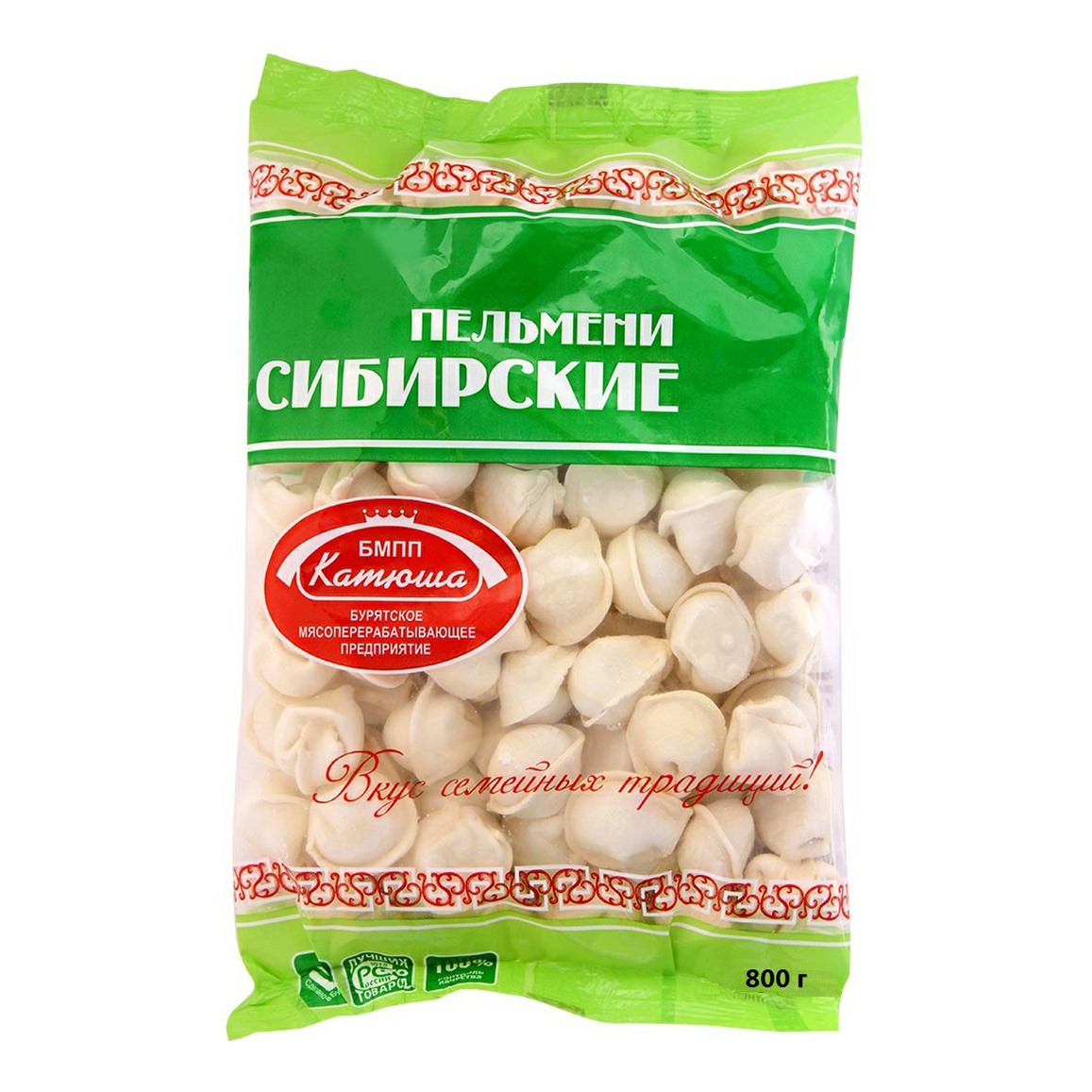 

Пельмени Катюша Сибирские 800 г