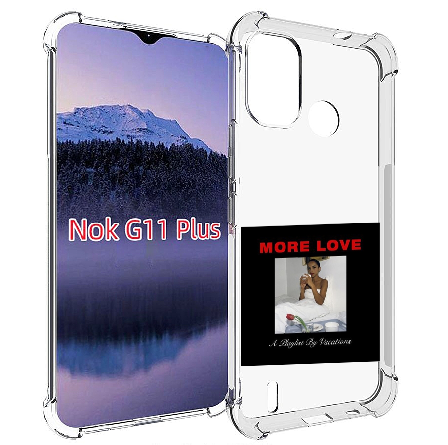 

Чехол MyPads Drake & Sade - More Love для Nokia G11 Plus, Прозрачный, Tocco