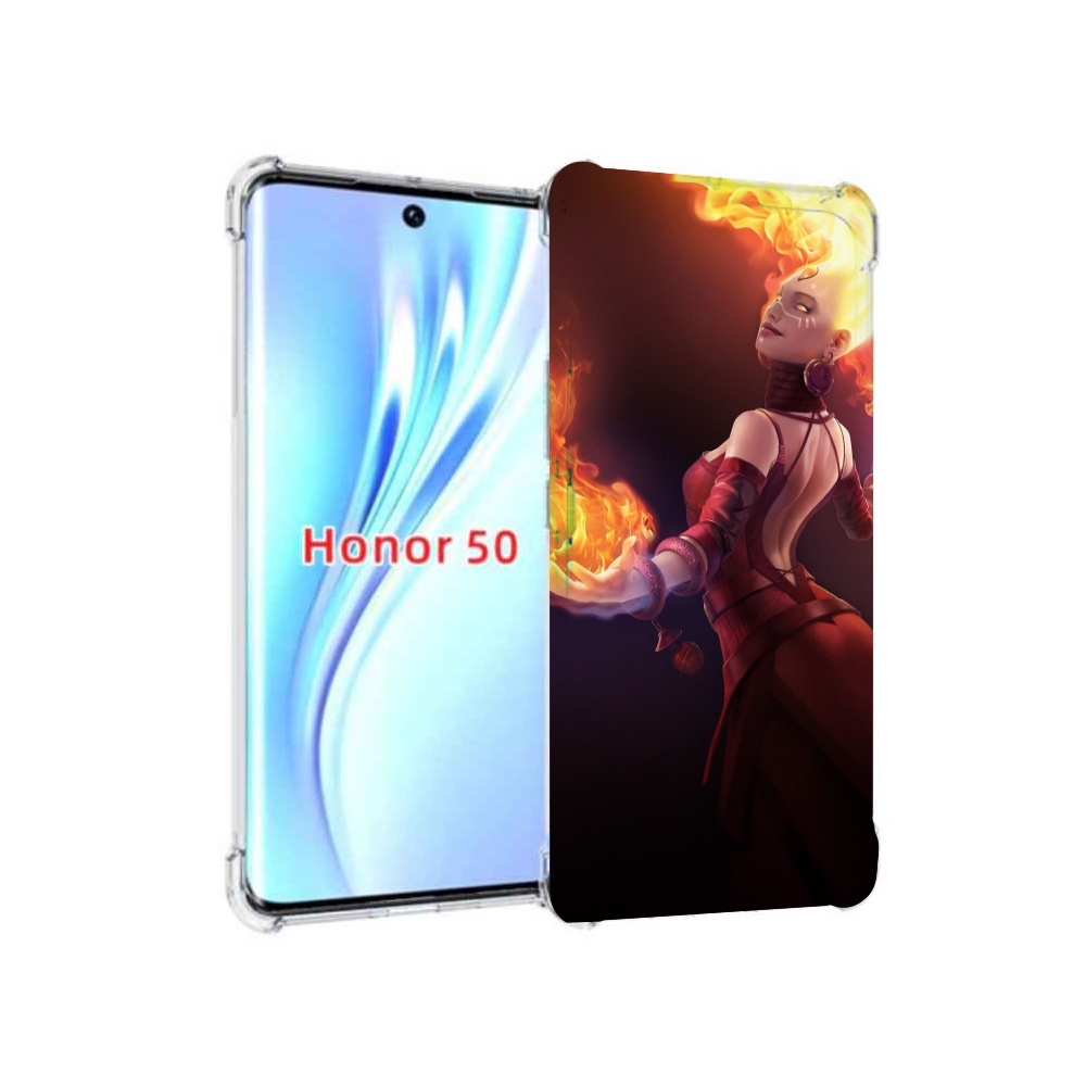 

Чехол бампер MyPads dota 2 Lina для Honor 50, Прозрачный, Tocco