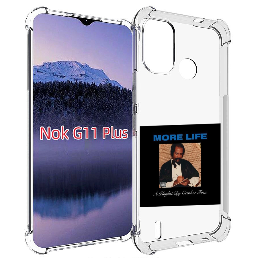 

Чехол MyPads Drake - More Life для Nokia G11 Plus, Прозрачный, Tocco