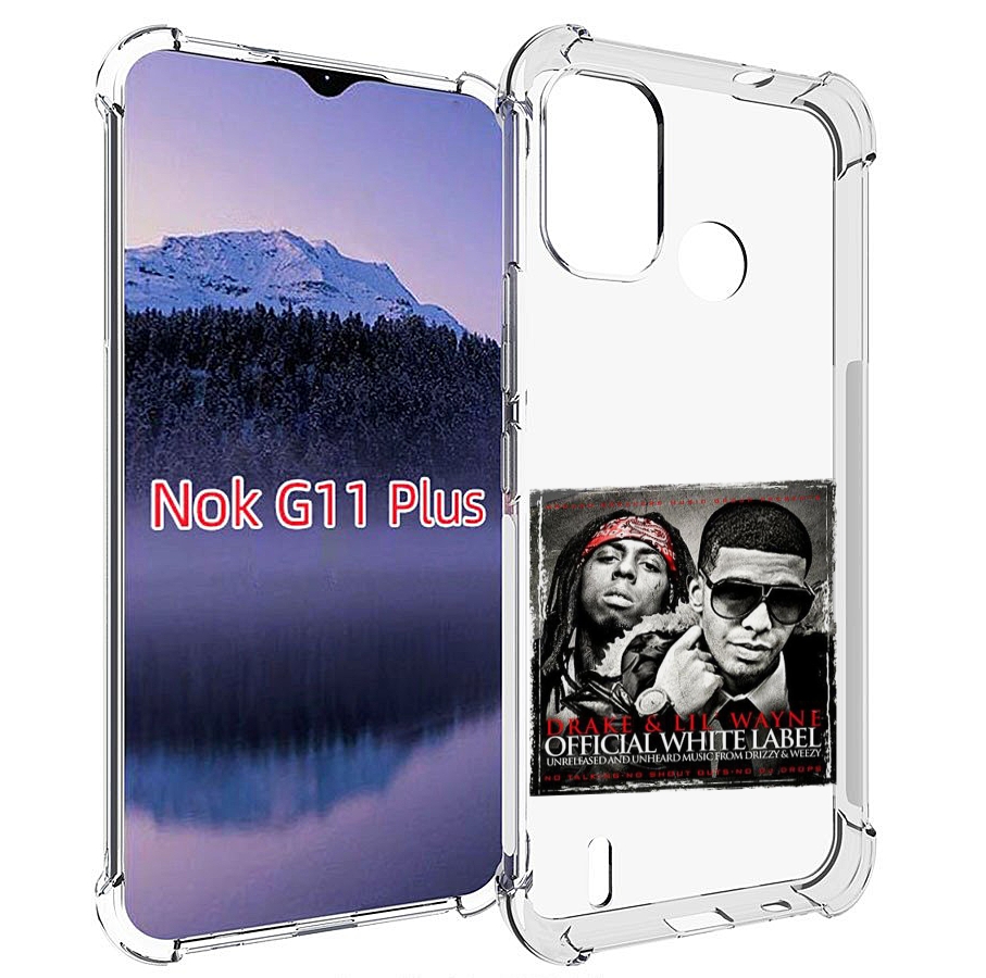 

Чехол MyPads Drake - Official White Label для Nokia G11 Plus, Прозрачный, Tocco