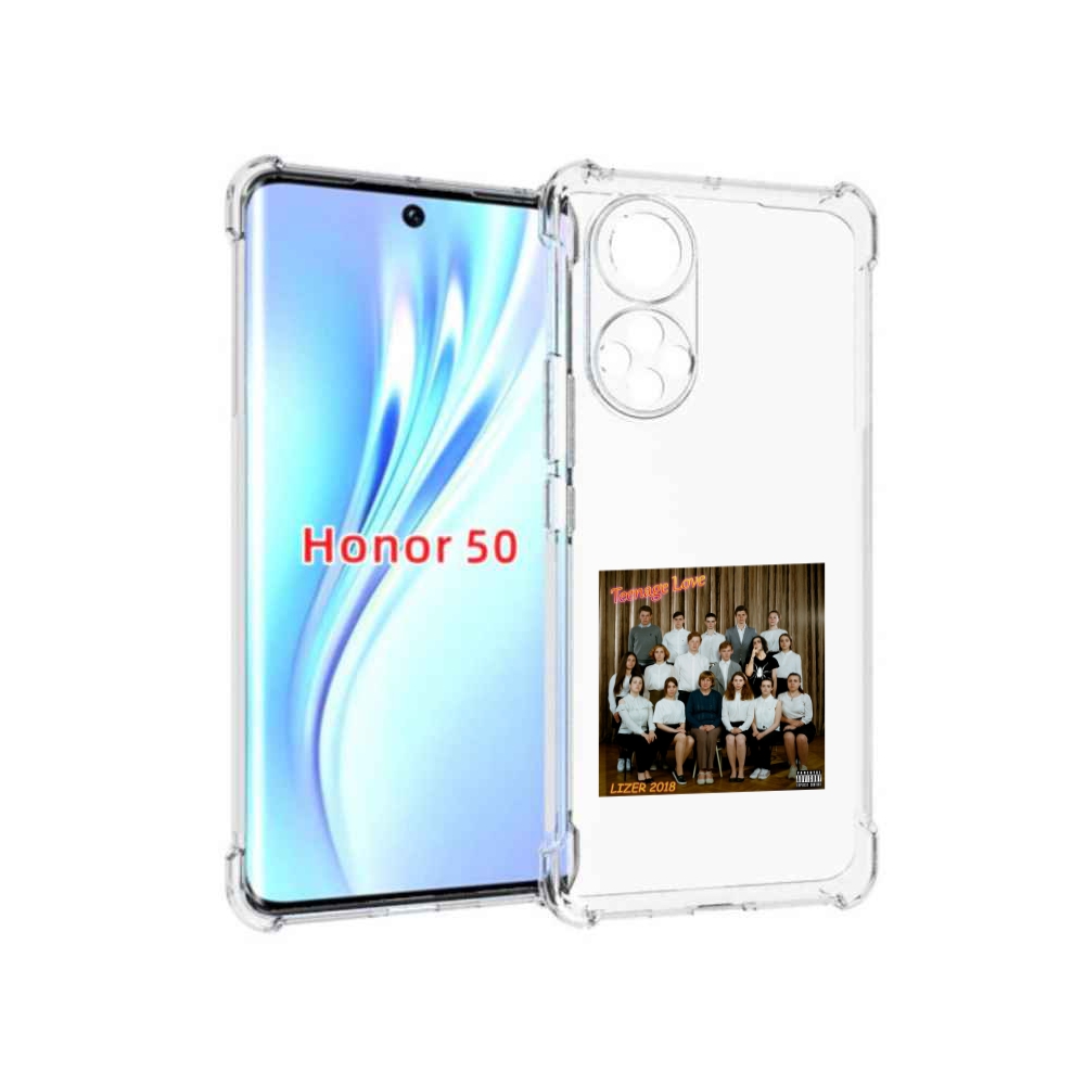 

Чехол бампер MyPads Teenage Love LIZER для Honor 50, Прозрачный, Tocco