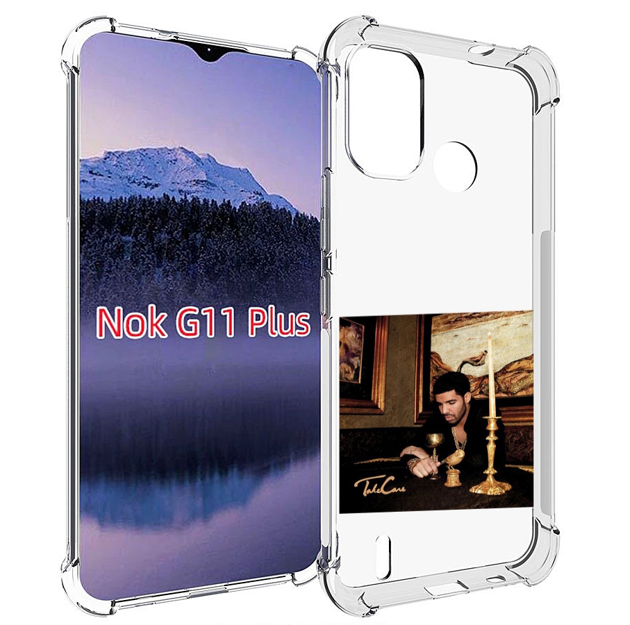 

Чехол MyPads Drake - Take Care для Nokia G11 Plus, Прозрачный, Tocco