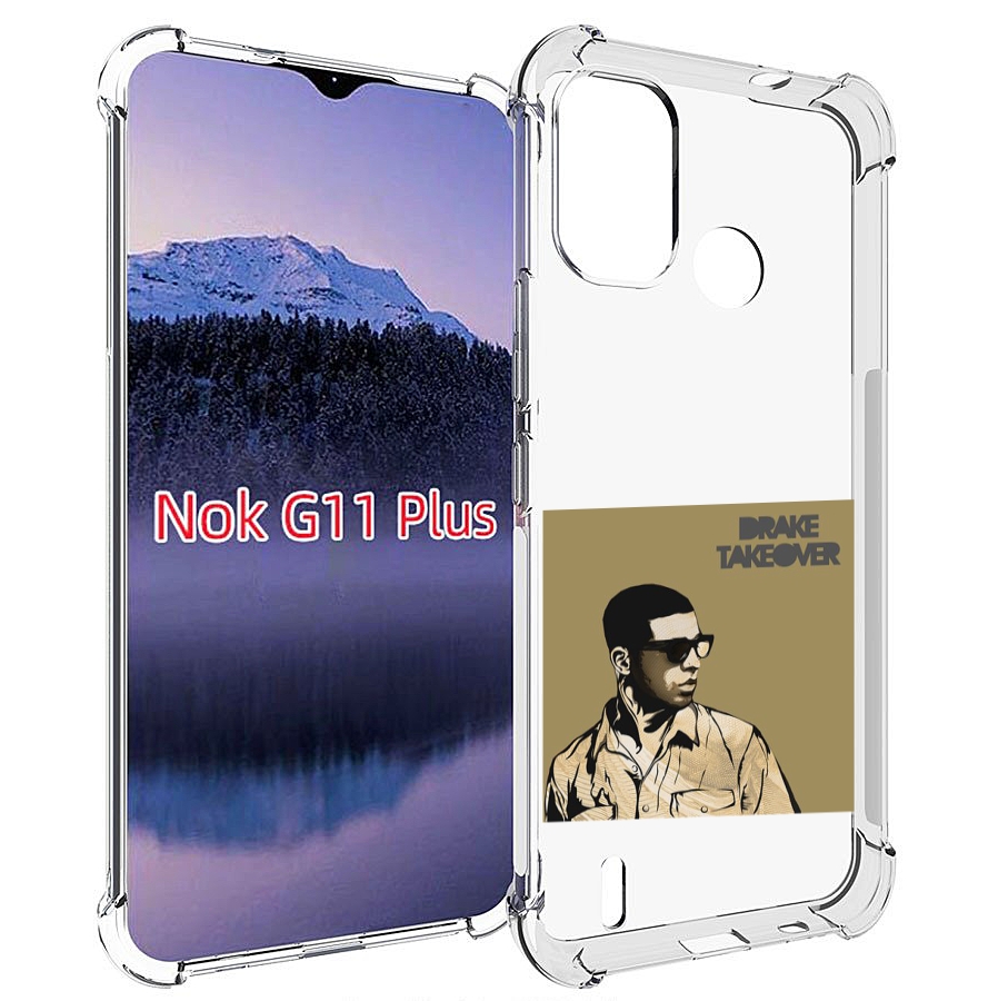 

Чехол MyPads Drake - Takeover для Nokia G11 Plus, Прозрачный, Tocco