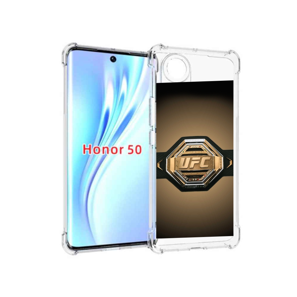 

Чехол бампер MyPads UFC единоборства мужской для Honor 50, Прозрачный, Tocco
