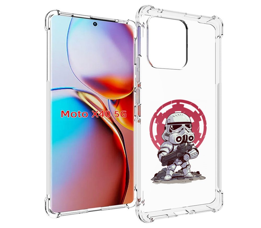 

Чехол MyPads солдат-из-старварс для Motorola Moto X40, Прозрачный, Tocco