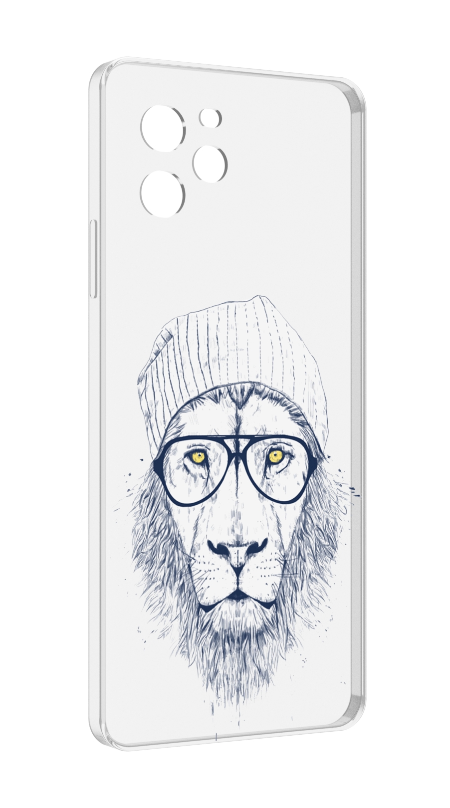 Чехол MyPads хиппи лев для Huawei Nova Y61 / Huawei Enjoy 50z
