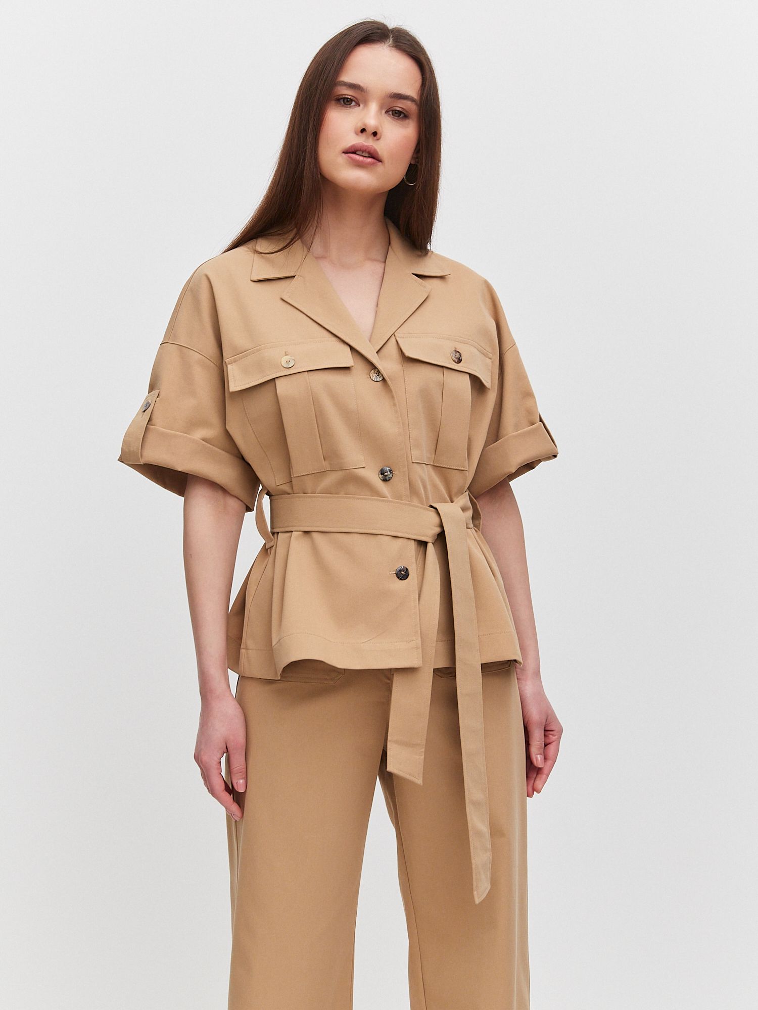 

Жакет женский KATHARINA KROSS KK-JT-004-BTD коричневый 54, KK-JT-004-BTD