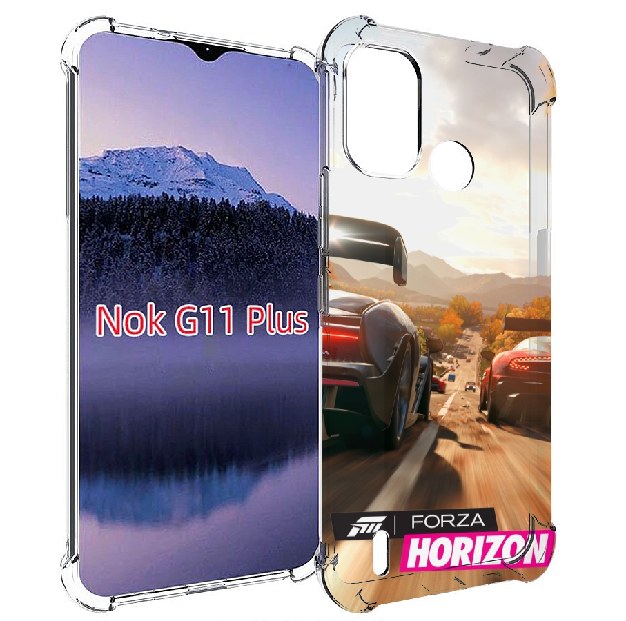 

Чехол MyPads Forza Horizon для Nokia G11 Plus, Прозрачный, Tocco