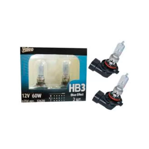 

Лампа Hb3 12V(65W) Blue Effect (Блистер)(2 Шт.) Valeo 032620