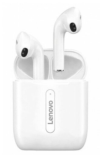 фото Беспроводные наушники lenovo true wireless earbuds x9 white