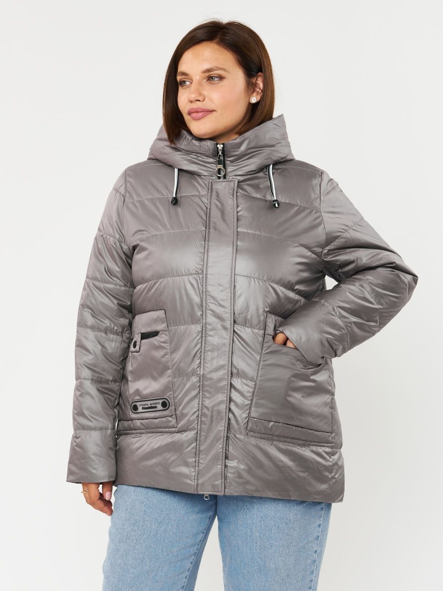 

Куртка женская 1000 и 1 вещь! 8335 серая 52 RU, 8335