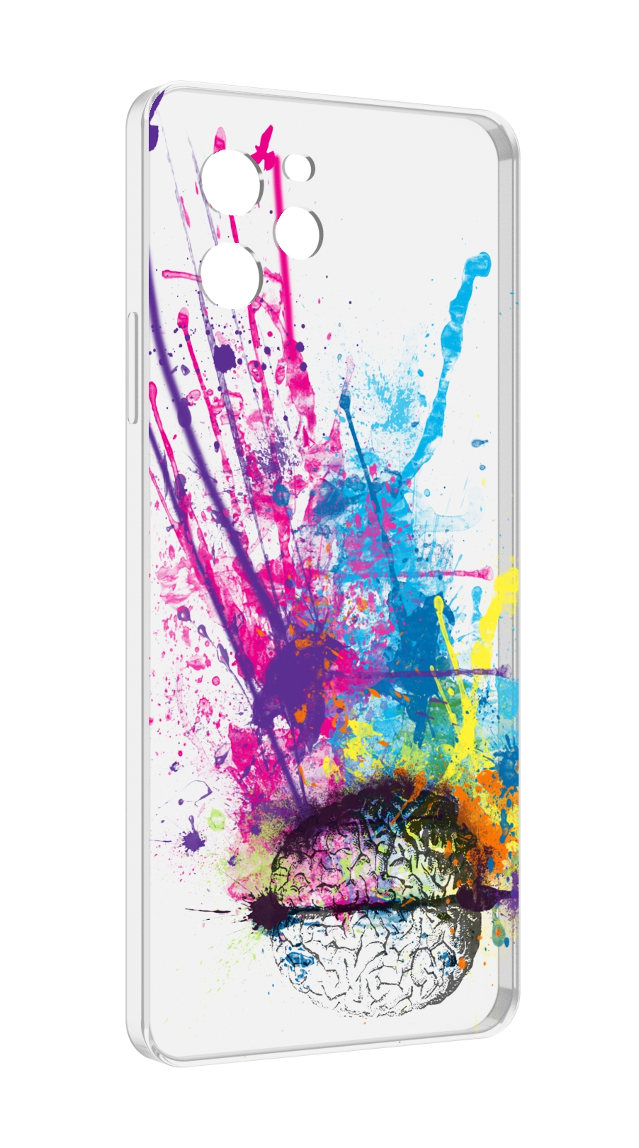 

Чехол MyPads яркий красочный мозг для Huawei Nova Y61 / Huawei Enjoy 50z, Прозрачный, Tocco