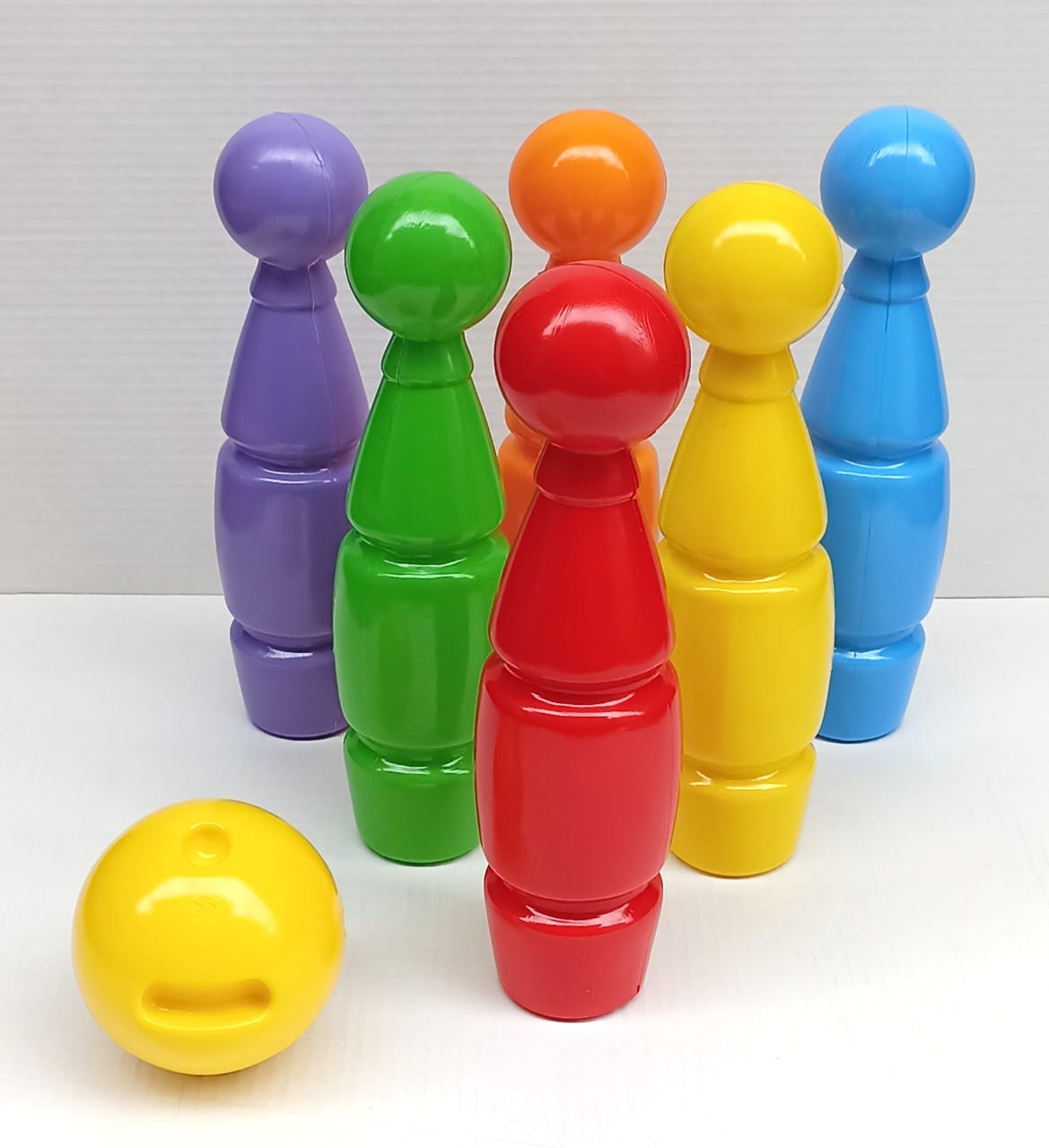 Боулинг детский Poltoys 6 кеглей 24см 1 шар 30см