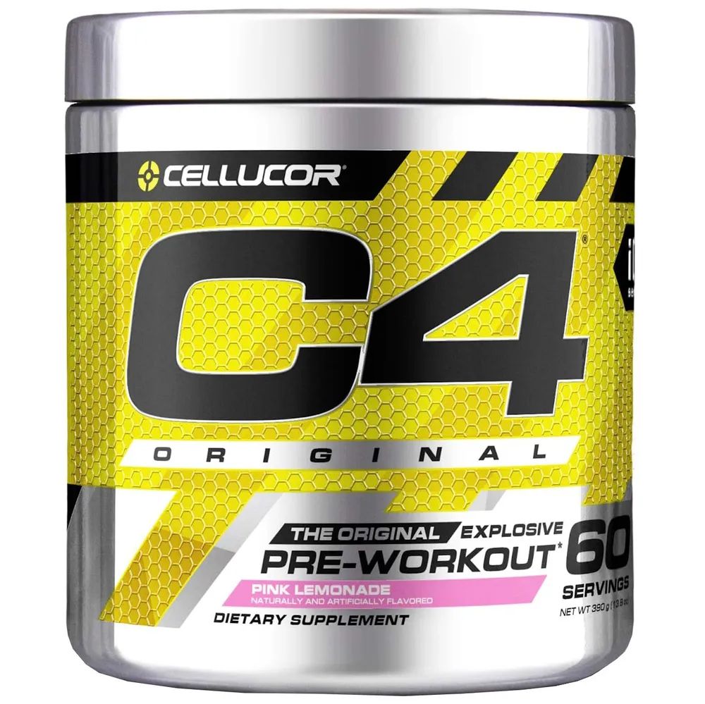 Предтреник Cellucor C4 Original, 390 грамм, розовый лимонад