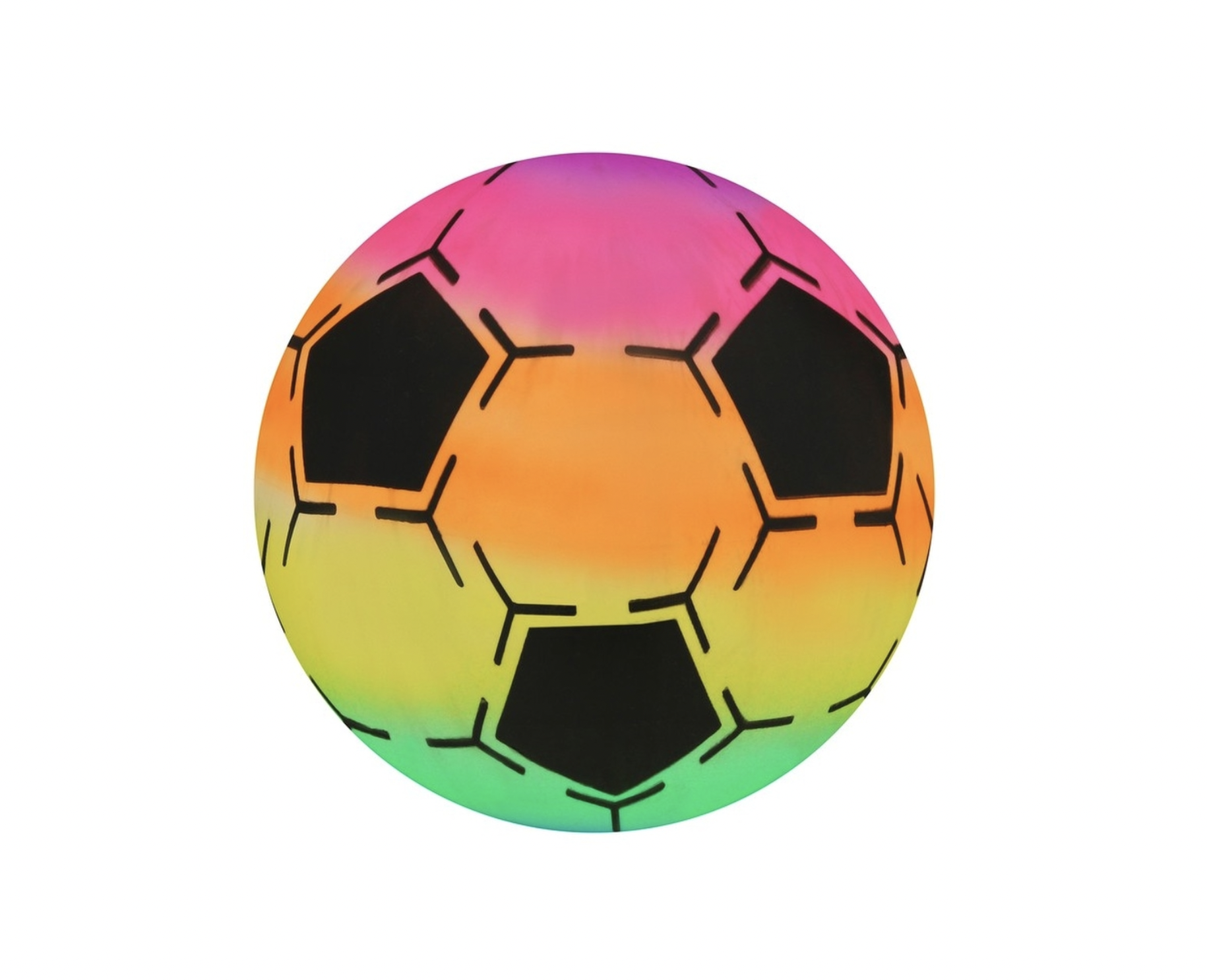 Мяч детский Футбольный желто-оранжевый 22 см