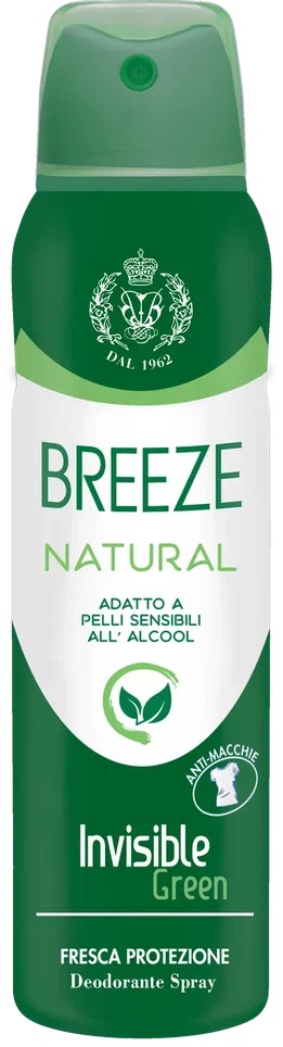 Дезодорант антиперспирант Breeze для тела в аэрозольной упаковке Natural ESSENCE, 150 мл.