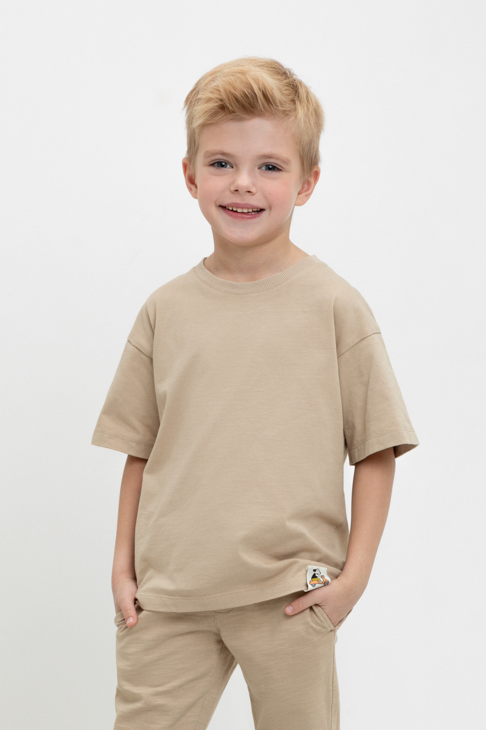 

Футболка детская CROCKID М 3008_92-170 КР 302401, темно-бежевый, 110, М 3008_92-170