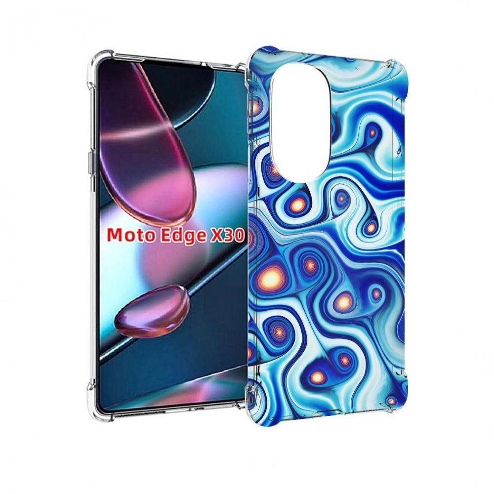 

Чехол MyPads абстрактная-текстура для Motorola Moto Edge X30, Прозрачный, Tocco