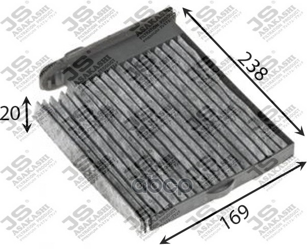 

Фильтр Салонный JS Asakashi арт. ac2509c, AC2509C