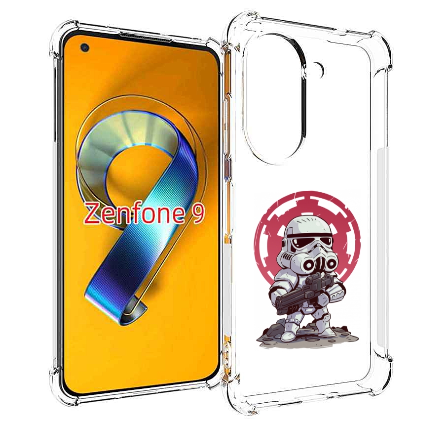 

Чехол MyPads солдат-из-старварс для Asus Zenfone 9 (AI2202), Прозрачный, Tocco