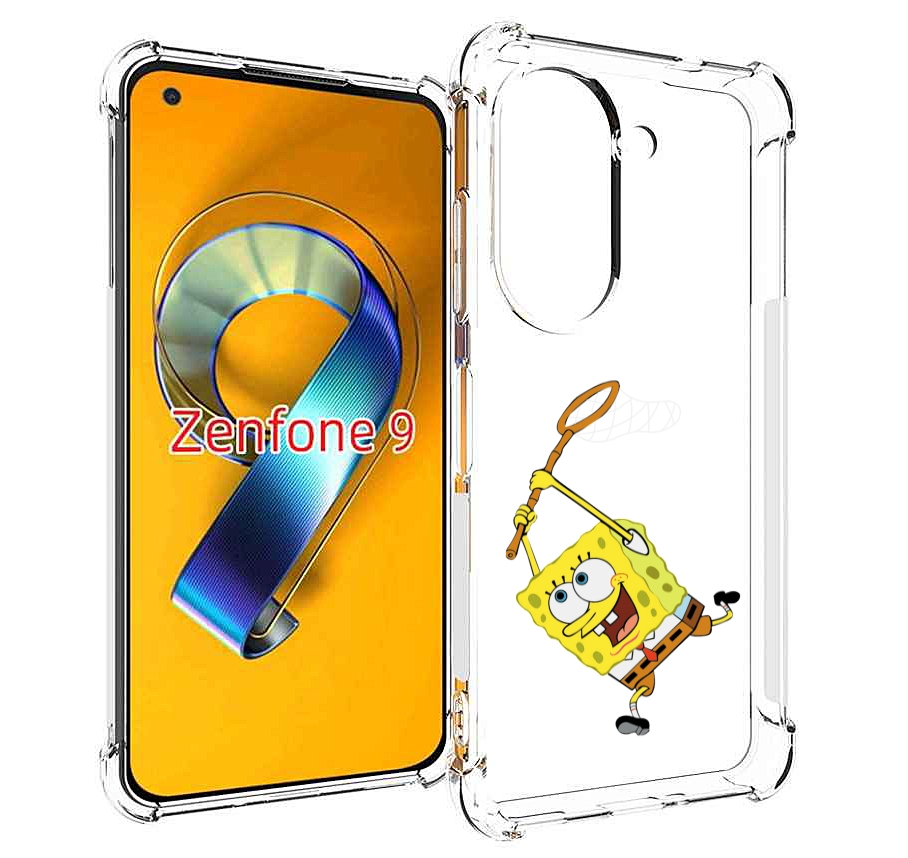Чехол MyPads спанчбоб-с-сочком для Asus Zenfone 9 (AI2202)