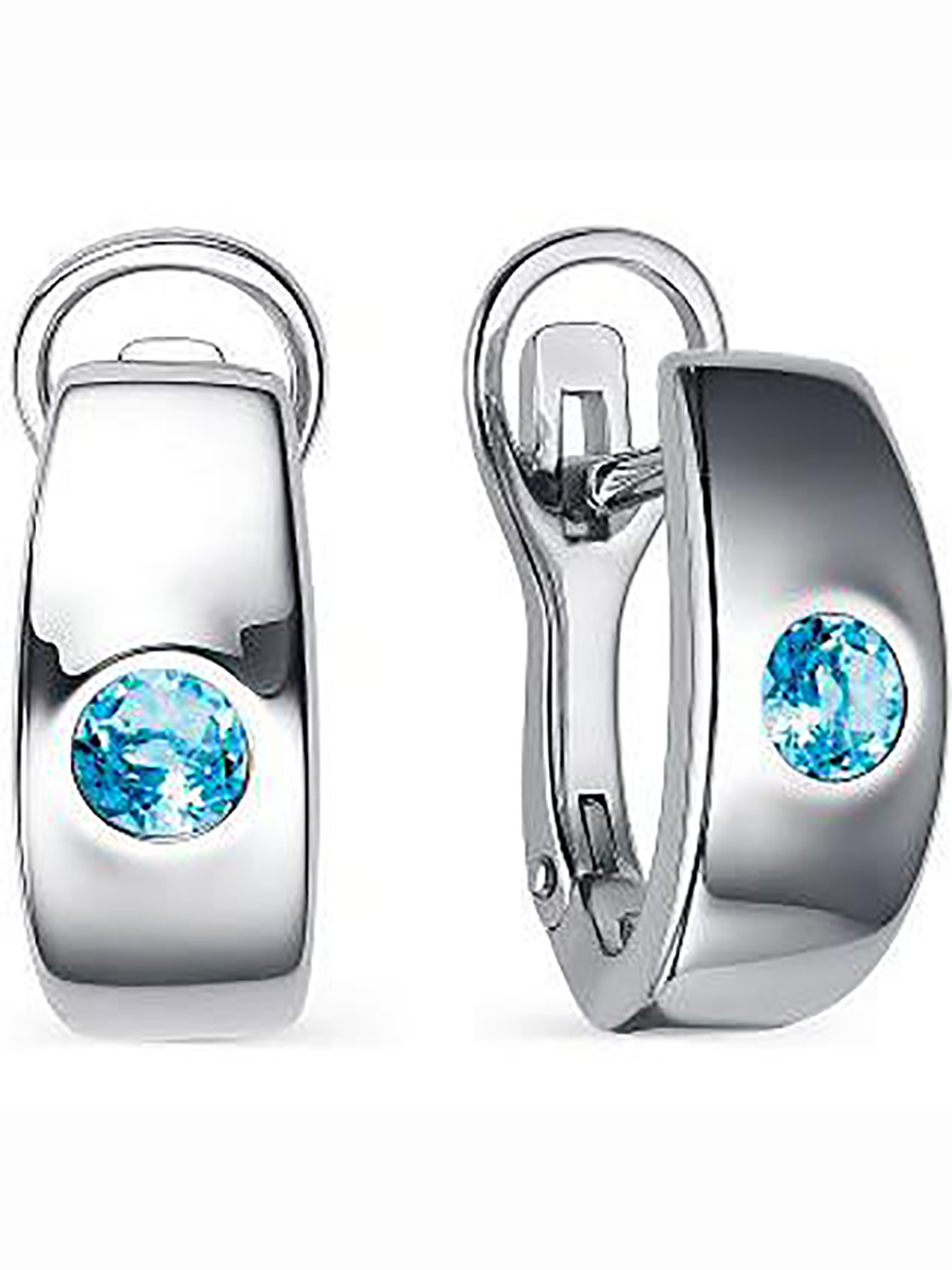 

Серьги с 2 топазами из серебра Алкор серебро 02-2160_0НСЛ-00, 02-2160_0НСЛ-00