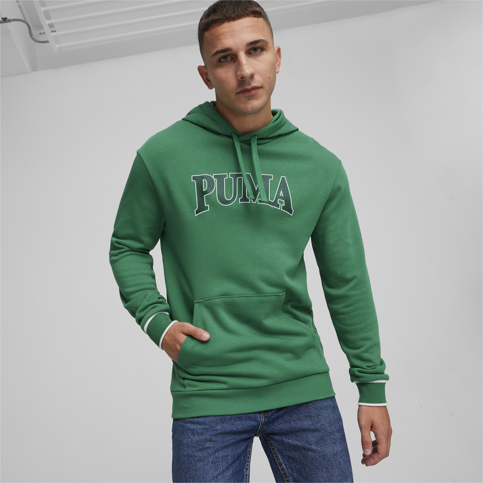 Худи мужское PUMA PUMA SQUAD Hoodie TR зеленое M 5192₽