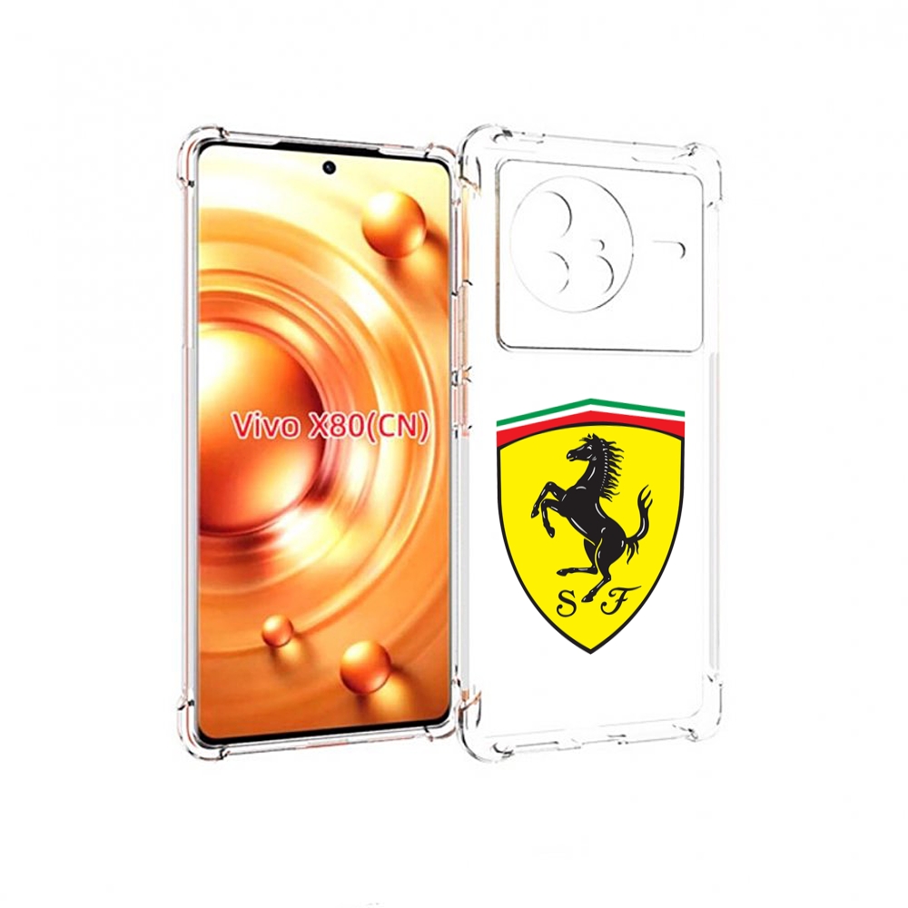 

Чехол Mypads Ferrari-3 Мужской Для Vivo X80, Прозрачный, Tocco