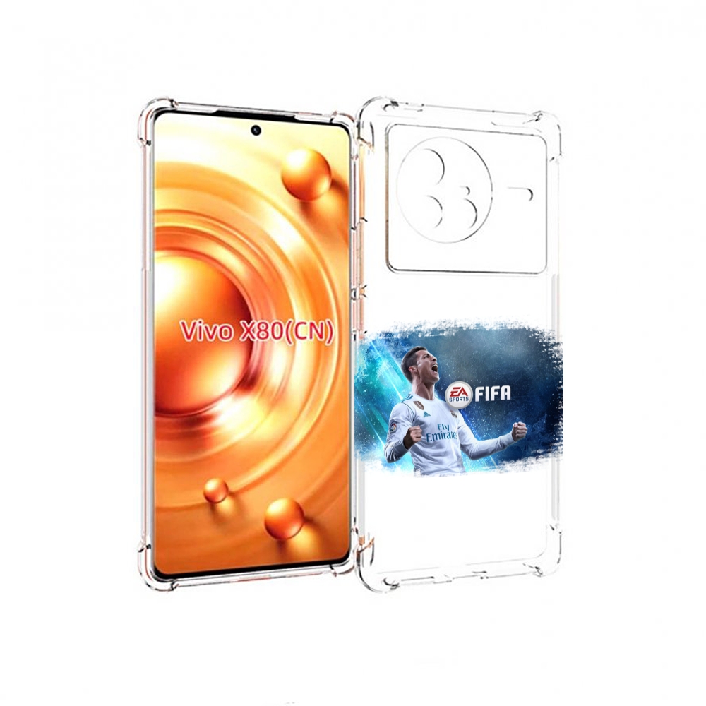 

Чехол Mypads Fifa Логотип Для Vivo X80, Прозрачный, Tocco