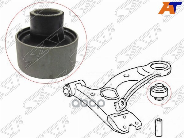 

SAT ST-48655-44020 Сайлентблок RR вертикальный переднего нижнего рычага TOYOTA GAIA/IPSUM/