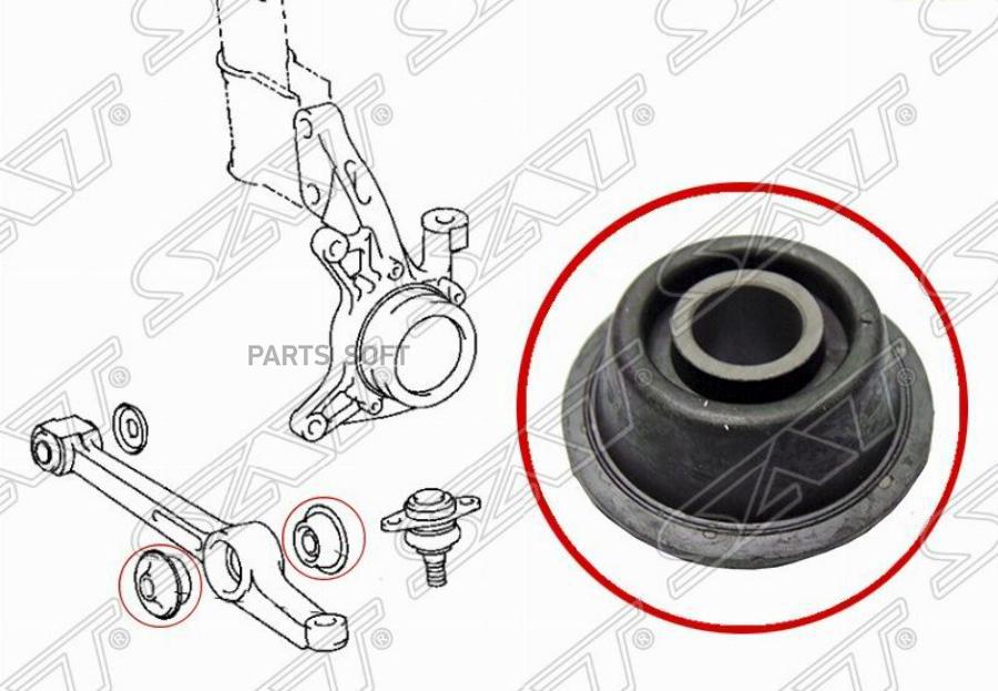 

SAT ST-48674-32110 Сайлентблок переднего нижнего рычага патиссон TOYOTA CAMRY/VISTA 90-98