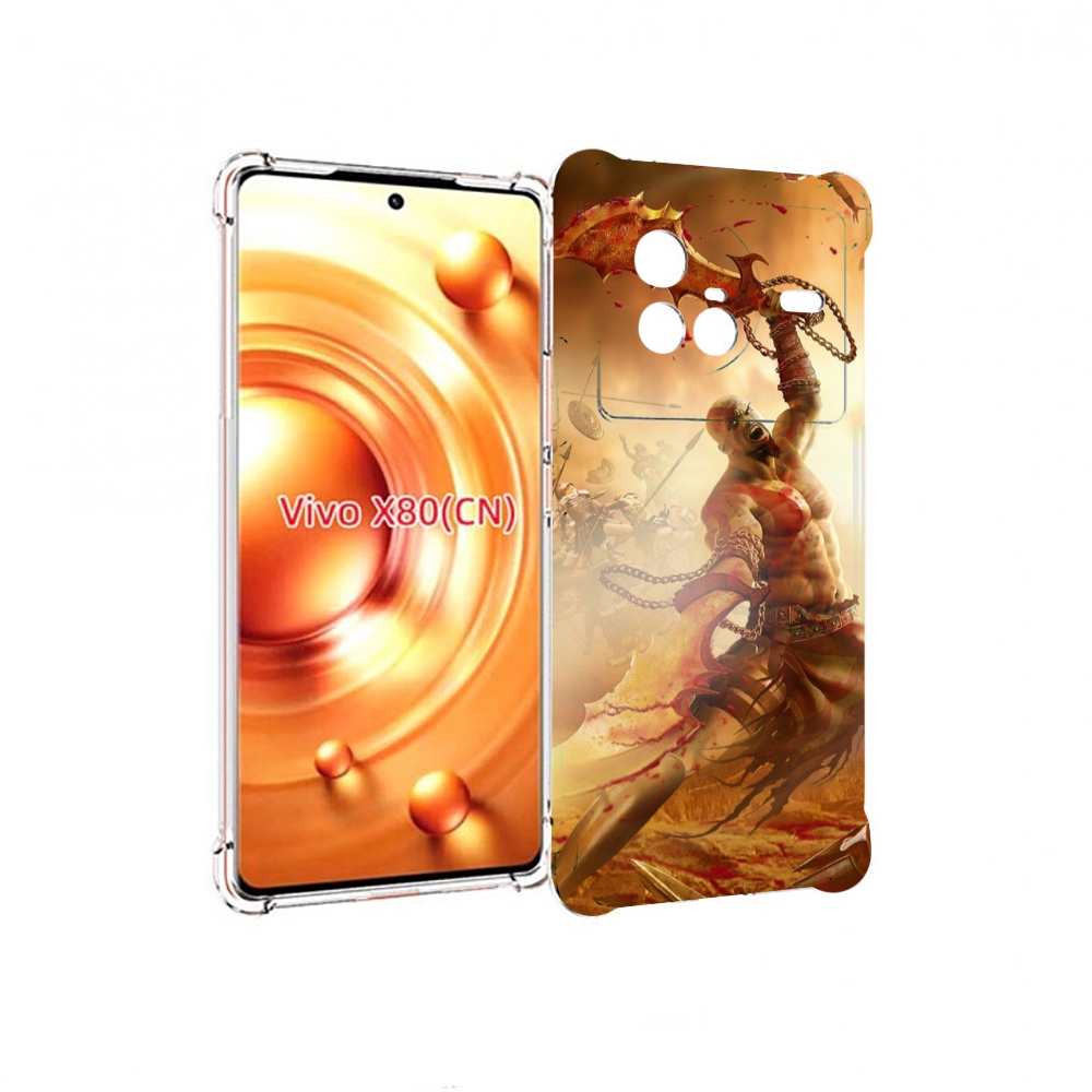 

Чехол Mypads God Of War Iii Для Vivo X80, Прозрачный, Tocco