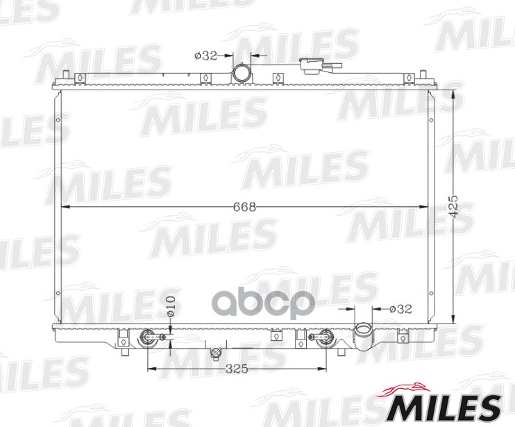 

Радиатор Honda Shuttle 2.2/2.3 95- Miles арт. acrb369, ACRB369