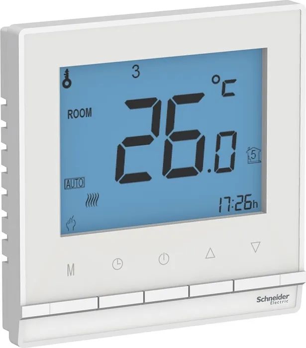 Терморегулятор/термостат Schneider Electric ATN000138 до 3500Вт Для теплого пола, белый