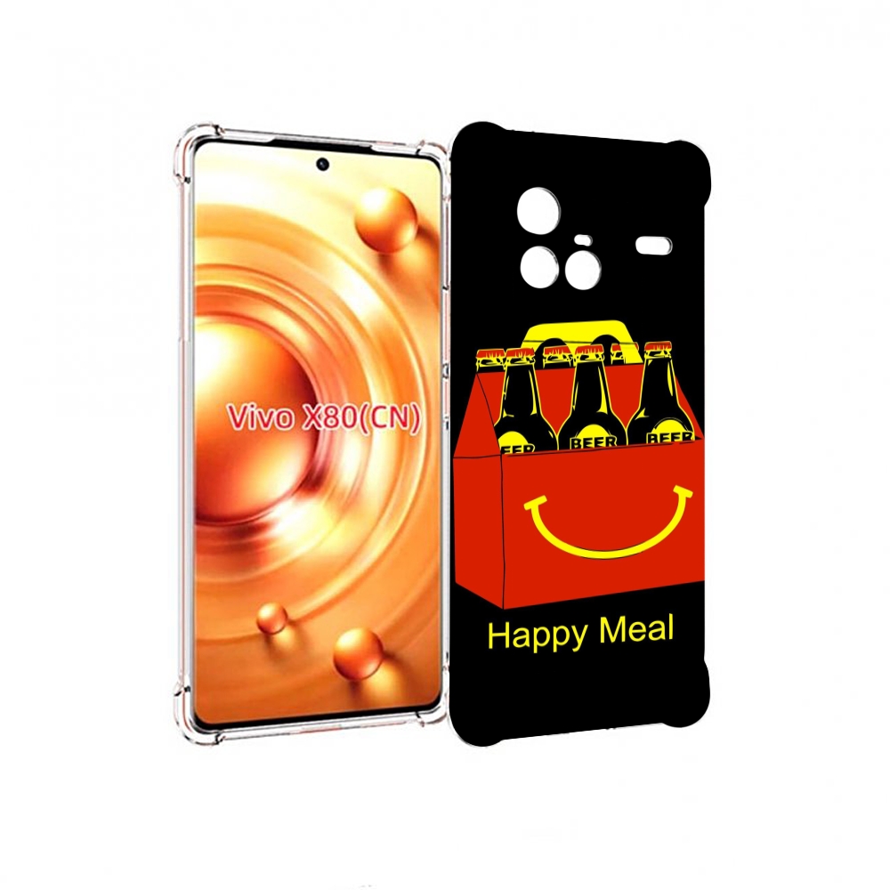 

Чехол Mypads Happy Meal Для Vivo X80, Прозрачный, Tocco