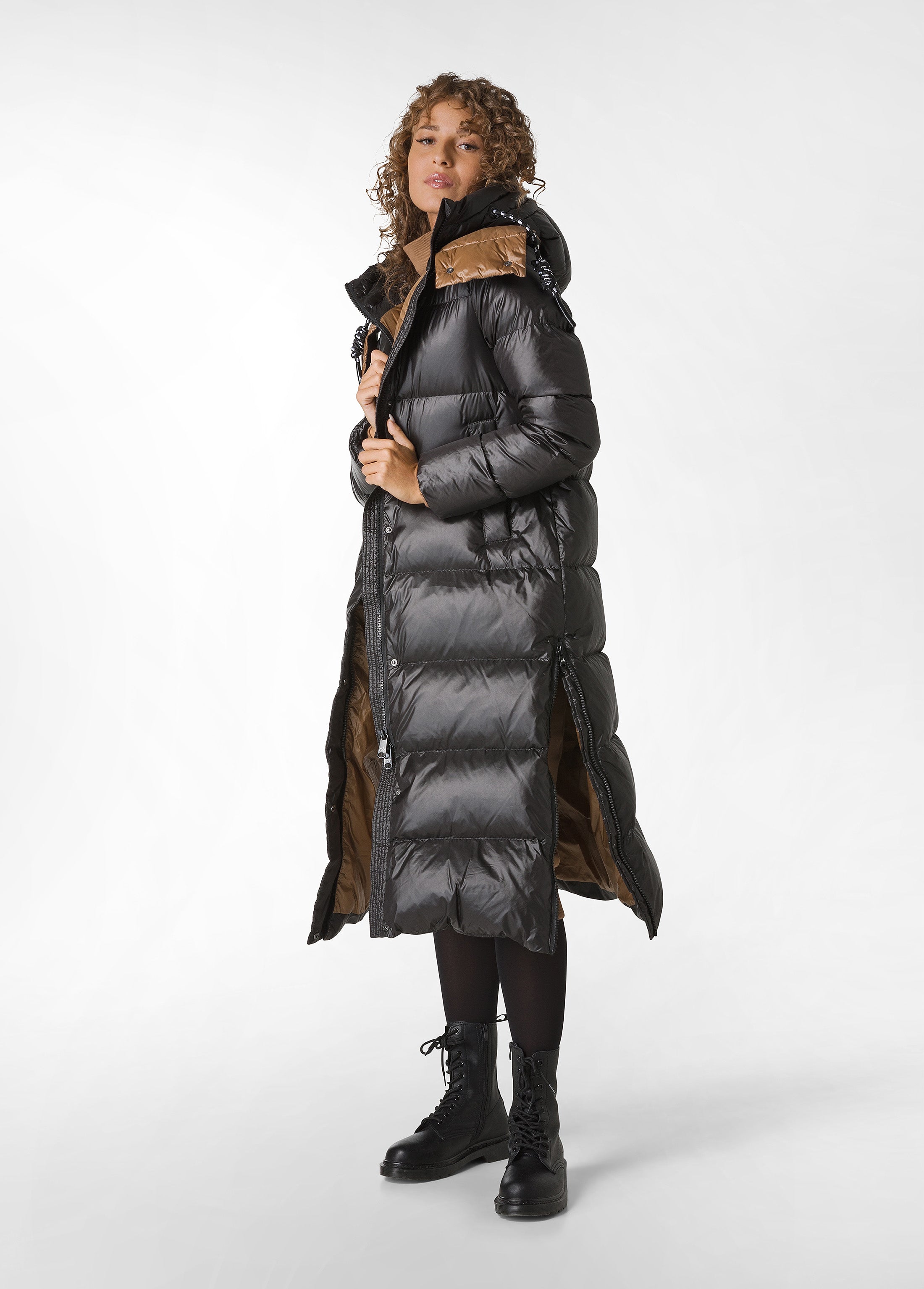 Пуховик-пальто женский Deha D93583.10009 черный XL