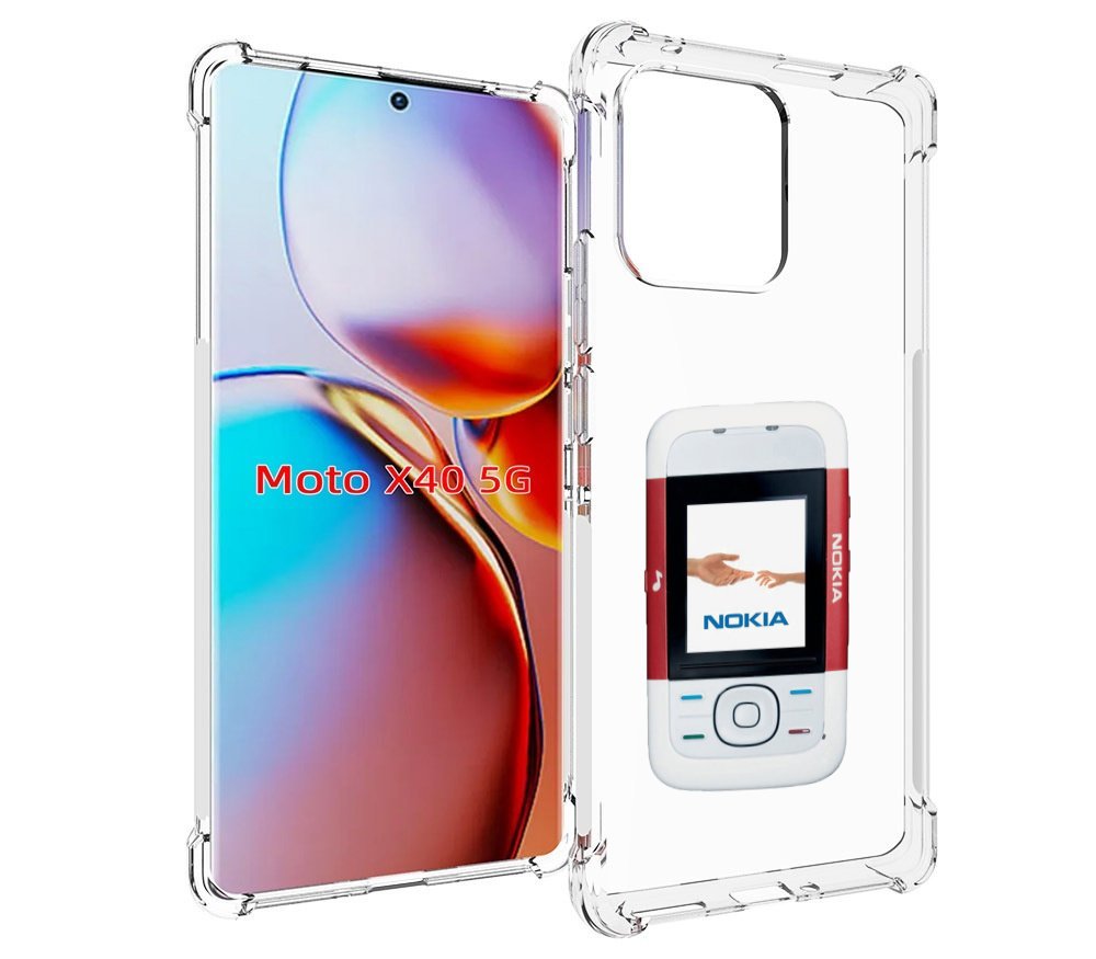 

Чехол MyPads старая нокия для Motorola Moto X40, Прозрачный, Tocco
