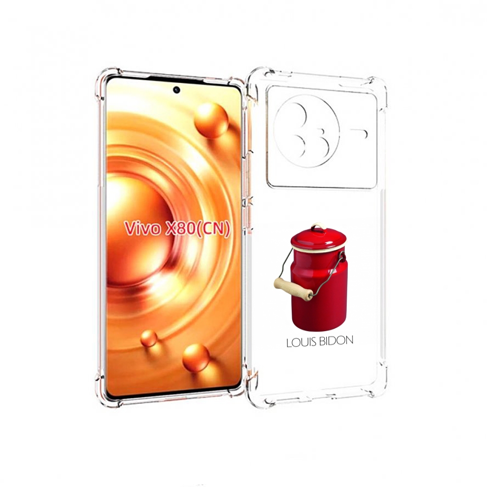 

Чехол Mypads Louis-Bidon Для Vivo X80, Прозрачный, Tocco