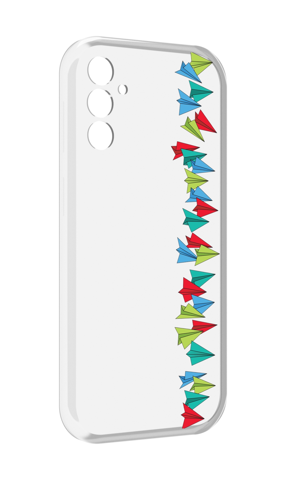

Чехол MyPads самолетики из листочков для Samsung Galaxy M13, Прозрачный, Tocco