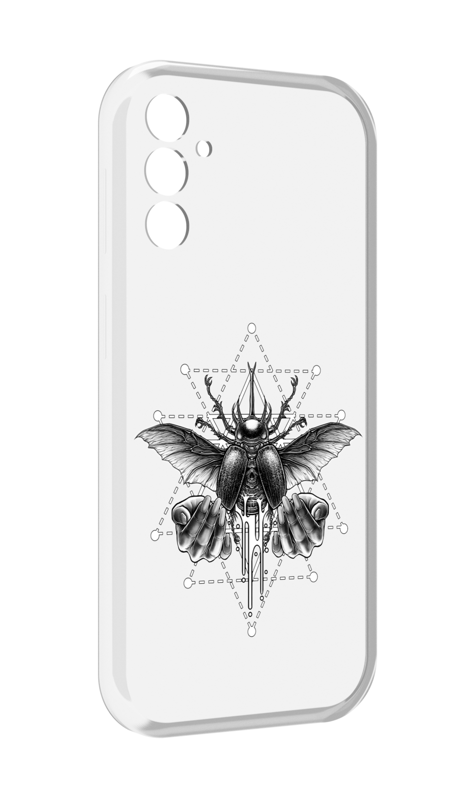 

Чехол MyPads скарабей для Samsung Galaxy M13, Прозрачный, Tocco
